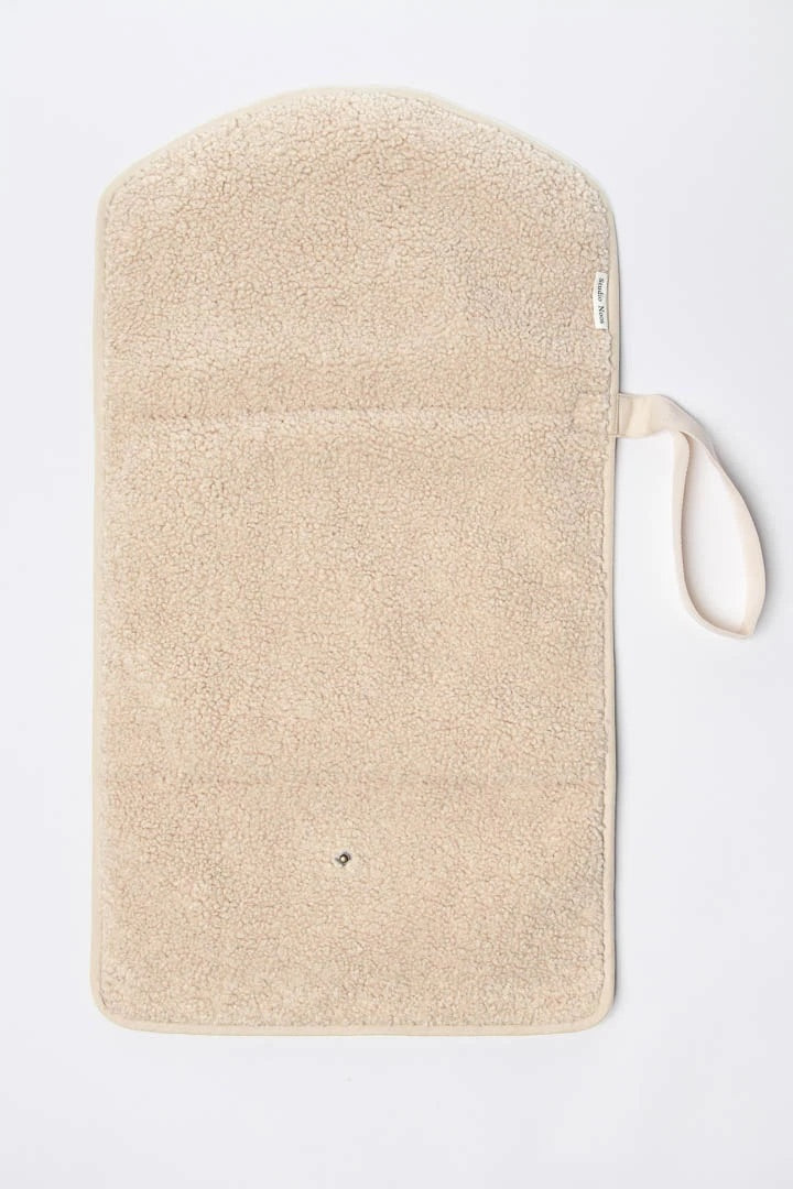 Ecru Teddy Changing Mat