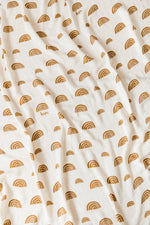Organic Swaddle | IVORY + UMBER Rainbow