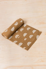 Organic Swaddle | UMBER Rainbow