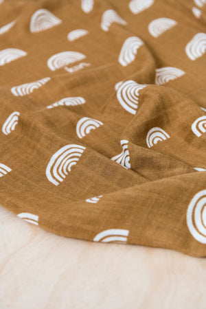 Organic Swaddle | UMBER Rainbow