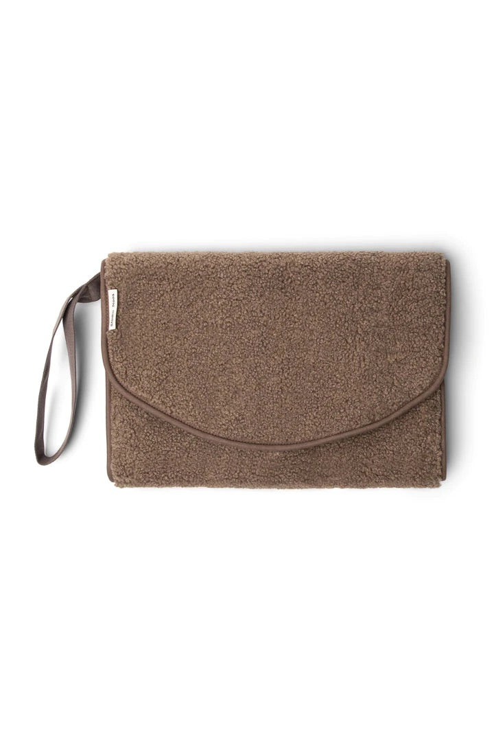 Brown Teddy Changing Mat