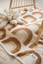 Organic Cotton Knitted Rainbow Blanket