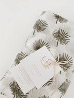 Fan Palm Fitted Cot Sheet