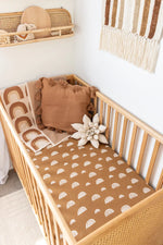 Organic Cotton + Bamboo Fitted Sheet | UMBER Rainbow